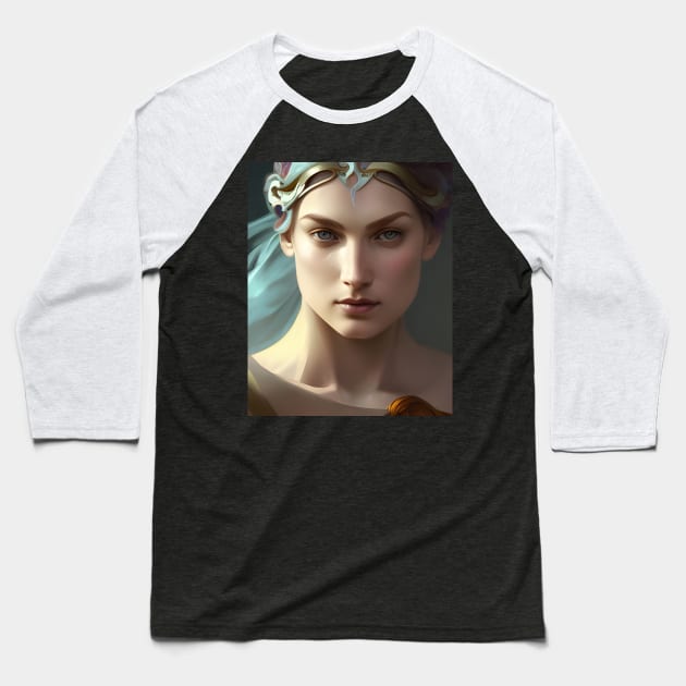 Enchantress - Beautiful Magic Girl Baseball T-Shirt by TheThirdEye